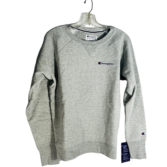 Champion  Powerblend Classic sweatshirt grey crewneck Style GF567 Size M - Picture 7 of 15